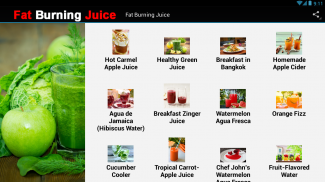 Fat Burning Juices Healthy screenshot 2