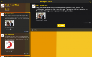 PwC MU Budget screenshot 1