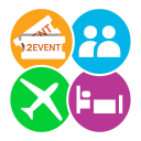 2Event-App for Events, network Icon