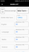 Mark List - Record marks and create charts screenshot 3