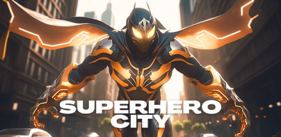 Superhero spider city fighter