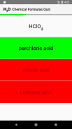Quiz Fórmulas Químicas screenshot 4