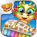 123 Kids Fun DRAGON PIANO Free - Top Educational Music Games for Toddlers and Preschoolers Icon