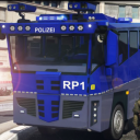 Polizei Aufstands-LKW Sim Icon