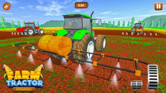 Farm Tractor Driving Simulator screenshot 0