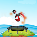 Szalony Stickman Jump and Flip