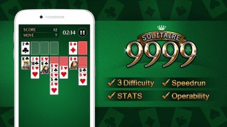 Solitaire 9999 - Card Game screenshot 1