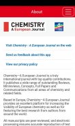 Chemistry - A European Journal screenshot 0