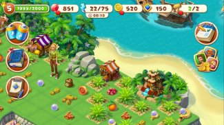 Tropical Merge: Merge game screenshot 2