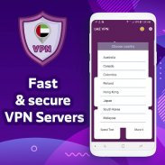 UAE VPN - Fast & Unlimited VPN screenshot 1