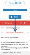 MCBackup - My Contacts Backup screenshot 1