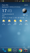 Thời tiết đồng hồ minh bạch screenshot 9
