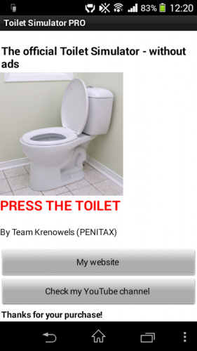 Toilet Simulator Pro 1 1 Unduh Apk Android Aptoide - toilet roblox id