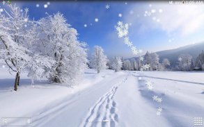 Winter Snow Live Wallpaper  HD screenshot 4