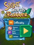 Sight Words Runner screenshot 0