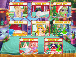 Christmas Princess Makeup and Dress Up Salon Game screenshot 1