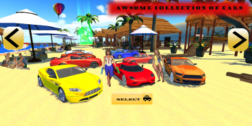 Beach Water Surfing Car Games: Floating Water Car screenshot 1