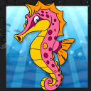 Sea Creatures Coloring Book Icon