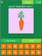 Quiz Fruits & Veggies names screenshot 9