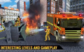 Real City Heroes Fire Fighter Games 2018 🚒 screenshot 8