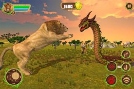 Furious Lion Vs Angry Anaconda Snake screenshot 5