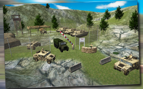 الجيش شاحنة سائق 3D screenshot 1