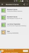 Murotal Al Quran: Terjemahan Bahasa Indonesia screenshot 0