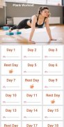 Plank Workout - 30 Day Challenge for Weight Loss screenshot 2