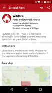 Alberta Emergency Alert screenshot 1