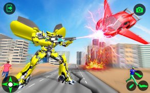 Flying Car Transformer Games screenshot 5