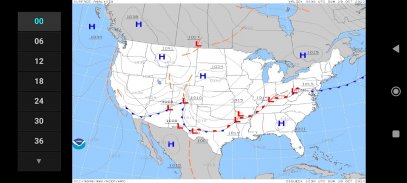 PG Surface Pressure Charts USA screenshot 1