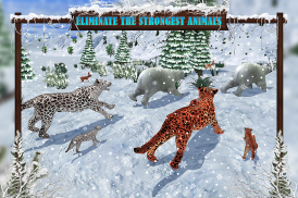 Leopard Game Snow Jungle screenshot 5