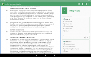 Service Agreement Maker screenshot 0
