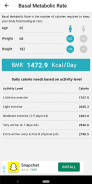 Health Calculator - BMI, BMR, Ovulation, Calories screenshot 0