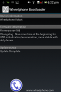 Wheelphone bootloader screenshot 2