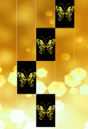 Gold Glitter ButterFly Piano Tiles 2018 screenshot 3