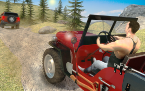 Offroad Long Trailer Truck Sim - Jeep Prado Games screenshot 4