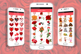 Romantic Rose Stickers screenshot 1