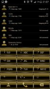 Dialer theme Frame Gold 2 screenshot 6