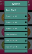 Antonym synonym and oneWord screenshot 2