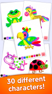 Bini Malen Tiere Spiele und Zeichnen für Kinder!🎨 screenshot 3