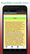 Scientific Errors in the Bible :KJV, BBE, ASV, LSG screenshot 0