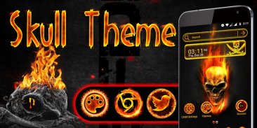 Skull Launcher Theme screenshot 0