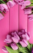 HD Pink Tulips Live Wallpaper screenshot 10