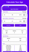 Age Calculator & Date of Birth screenshot 4