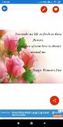 Happy Women Day: Greeting, Photo Frames, GIF Quote screenshot 2