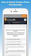 Unlock VERIZON Phone screenshot 1
