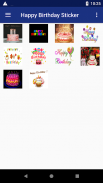 Happy Birthday Stickers screenshot 2