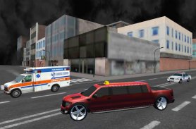 Crazy Limousine 3D City Fahrer screenshot 3