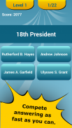 Quiz Presidentes dos EUA screenshot 1